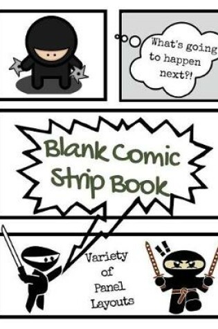 Cover of Blank Comic Strip Book