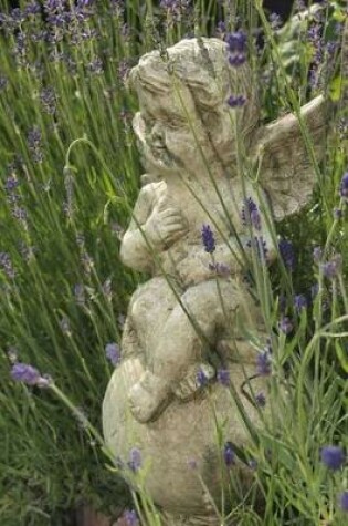 Cover of Cherub Statue Among the Flowers Journal