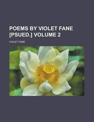 Book cover for Poems by Violet Fane [Psued.] Volume 2