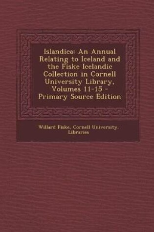 Cover of Islandica