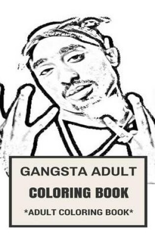 Cover of Gangsta Adult Coloring Book