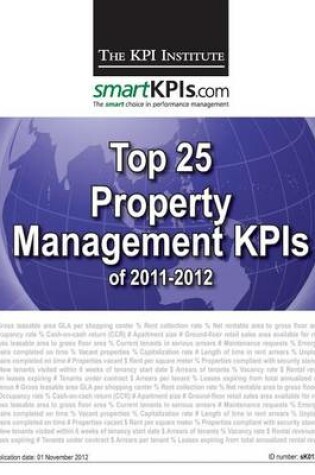 Cover of Top 25 Property Management KPIs of 2011-2012