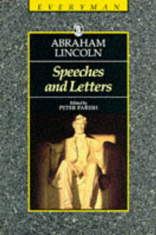 Cover of Speeches and Letters