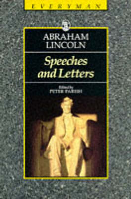 Book cover for Speeches and Letters