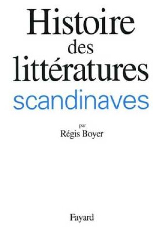 Cover of Histoire Des Litteratures Scandinaves