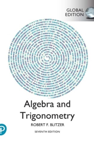 Cover of Pearson MyLab Math with Pearson eText - Instant Access - for Algebra and Trigonometry, Global Edition