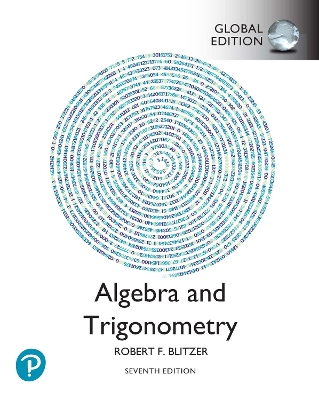 Book cover for Pearson MyLab Math with Pearson eText - Instant Access - for Algebra and Trigonometry, Global Edition