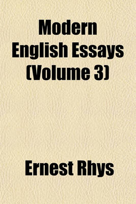 Book cover for Modern English Essays (Volume 3)