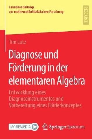 Cover of Diagnose Und Förderung in Der Elementaren Algebra