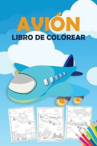 Cover of Avión Libro de Colorear