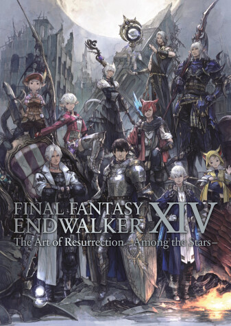 Book cover for Final Fantasy XIV: Endwalker -- The Art of Resurrection - Among the Stars-