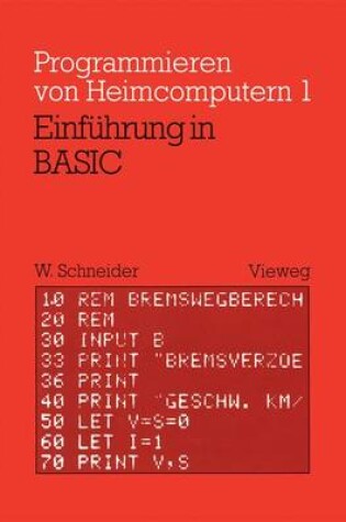 Cover of Einfuhrung in Basic