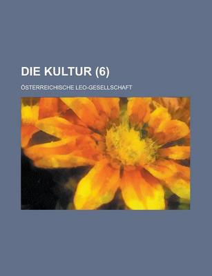 Book cover for Die Kultur (6 )