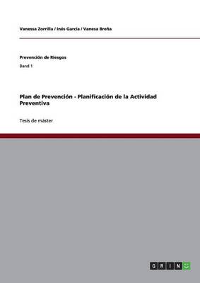 Book cover for Plan de Prevencion - Planificacion de la Actividad Preventiva