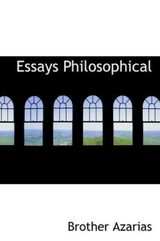 Cover of Essays Philosophical