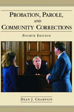 Cover of Probation, Parole, and Community Corrections