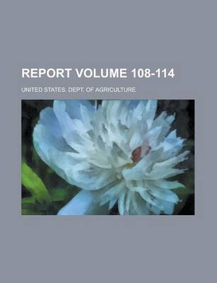 Book cover for Report Volume 108-114