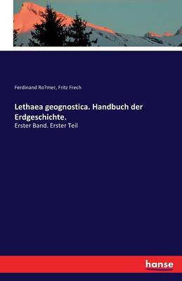 Book cover for Lethaea geognostica. Handbuch der Erdgeschichte.