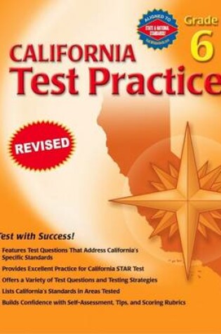 Cover of California Test Practice, Grade 6