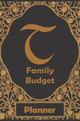 Cover of T Family Budget Planner