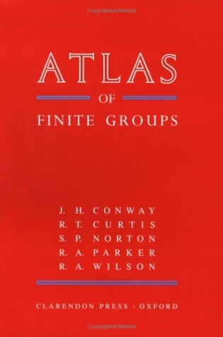 Cover of ATLAS of Finite Groups