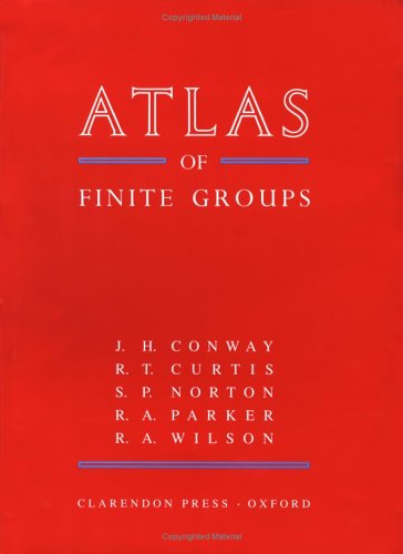 Cover of ATLAS of Finite Groups