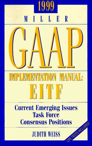 Book cover for 1999 Miller Gaap Implementation Manual