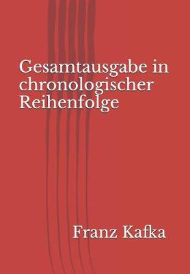 Book cover for Gesamtausgabe in chronologischer Reihenfolge