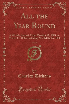 Book cover for All the Year Round, Vol. 35