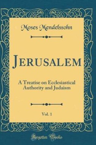 Cover of Jerusalem, Vol. 1