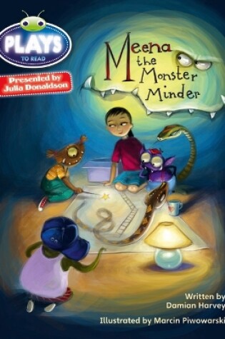 Cover of Bug Club Julia Donaldson Plays Grey/3A-4C Meena the Monster Minder