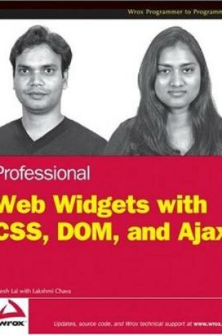 Cover of Professional Web Widgets with CSS, DOM, JSON and Ajax