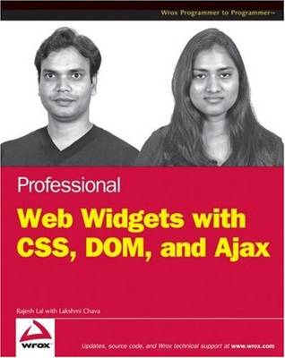 Book cover for Professional Web Widgets with CSS, DOM, JSON and Ajax