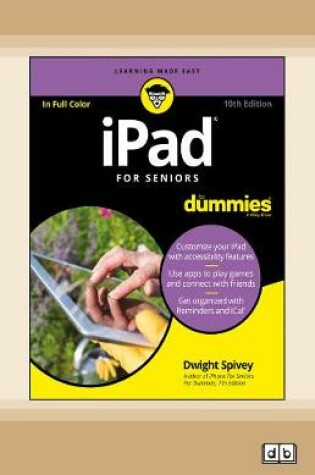 Cover of iPad For Seniors For Dummies, 10th Edition