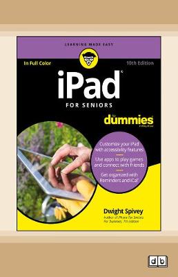 Book cover for iPad For Seniors For Dummies, 10th Edition