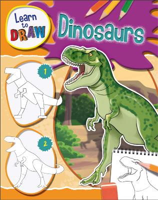 Book cover for Learn to Draw Dinosaurs