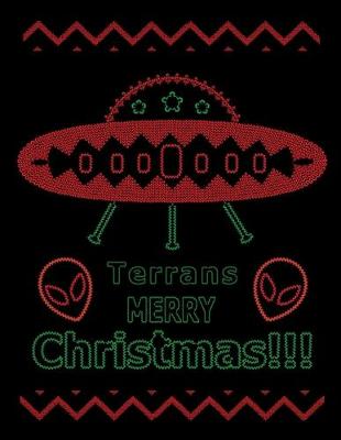 Book cover for Terrans Merry Christmas Alien UFO Comic Book