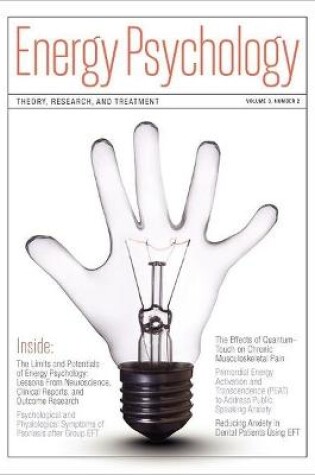 Cover of Energy Psychology Journal, 3:2