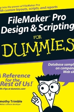 Cover of FileMaker Pro Design and Scripting For Dummies