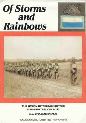 Book cover for Of Storms and Rainbows: the Story of the Men of the 2/12 Battalion A.I.F.