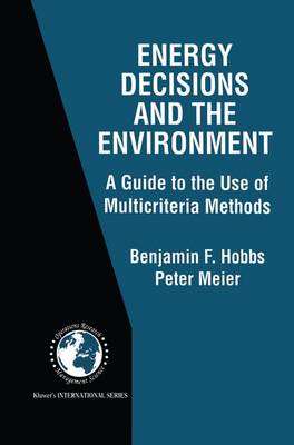 Book cover for Energy Decisions and the Environment