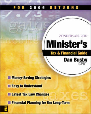 Book cover for Zondervan Minister's Tax and Financial Guide