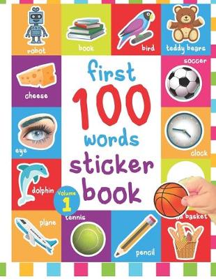 Book cover for First 100 Words Sticker Book