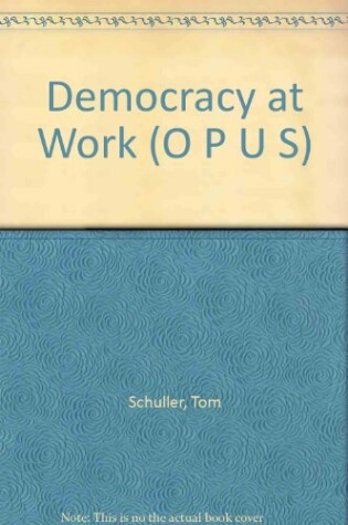 Cover of Democracy at Work