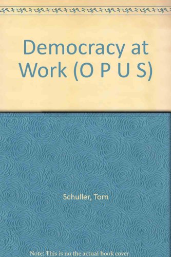 Book cover for Democracy at Work