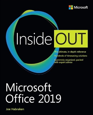 Book cover for Microsoft Office 2019 Inside Out