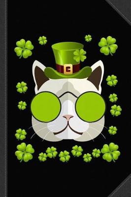 Book cover for Irish Leprechaun Cat Journal Notebook