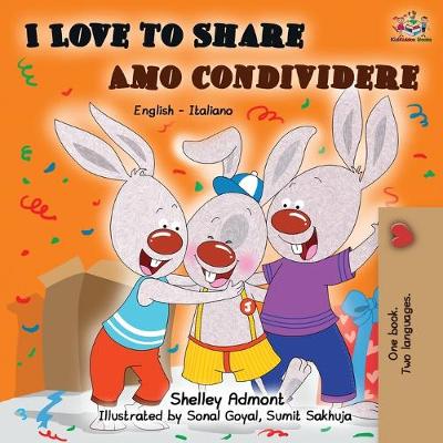 Book cover for I Love to Share Amo Condividere