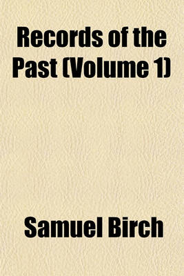 Book cover for Records of the Past (Volume 1)