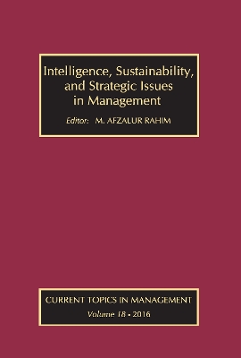 Cover of Intelligence, Sustainability, and Strategic Issues in Management